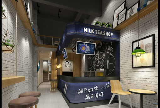 遇见奶牛奶茶加盟店