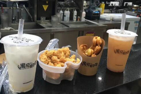 遇见奶牛奶茶店加盟南宁好开吗