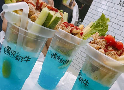 奶茶遇见奶牛加盟在市场上的生存方式是什么