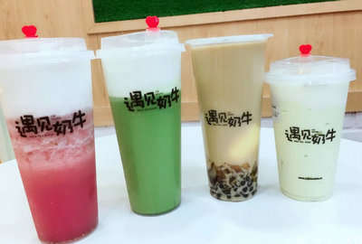 遇见奶牛奶茶依靠品牌效应为加盟商带来什么优势