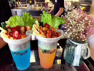 特色奶茶饮品开店,遇见奶牛发展好生意