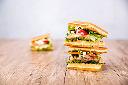 黄金甲---炸鸡华夫饼