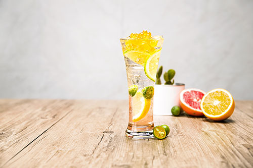 恶作剧-柠檬爆爆珠