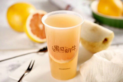 遇见奶牛西柚优益C