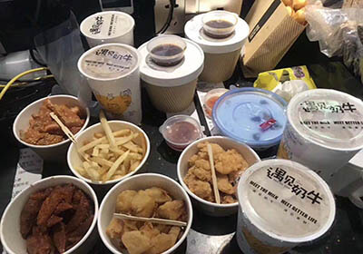 遇见奶牛外卖下午茶