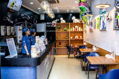 遇见奶牛奶茶加盟店