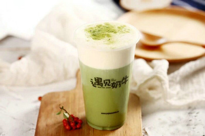 抹茶奶盖