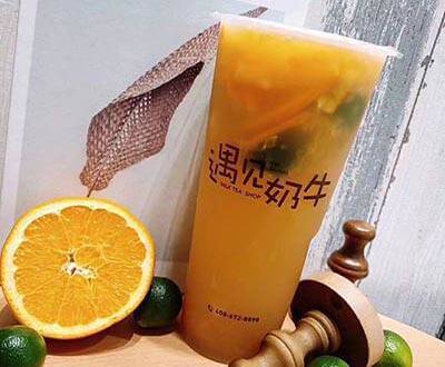 遇见奶牛水果茶