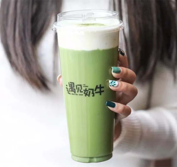 抹茶奶盖