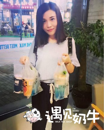 遇见奶牛加盟店内