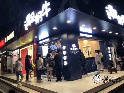 遇见奶牛奶茶的加盟店